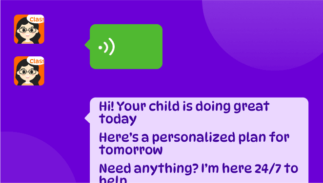 Parents and kids get around-the-clock help from Arabic-speaking English learning mentors.